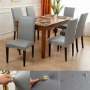 Fundas para Sillas de Comedor - (Cuero PU Impermeables)
