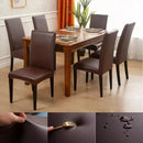 Fundas para Sillas de Comedor - (Cuero PU Impermeables)